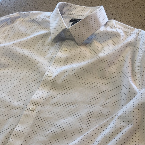 Express Men’s Button-Down White Dress Shirt - XXL - Picture 3 of 4
